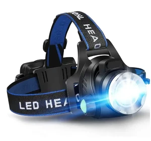 Powerful LED Headlamp Rechargeable Zoomable Headlight Outdoor Waterproof Work Head Lamp for Repair Work