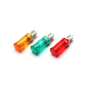 MDX-14A Dome 12.5mm Indicator Signal Lamp Light 12v 24v 220v Plastic Indicator Lamp Light