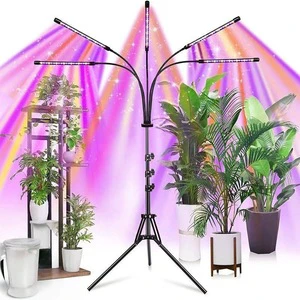 Floor Standing Plastic LED Plant Light Remote Control Timing Full Spectrum USB Powered Grow Light for Flower Vegetable Growth