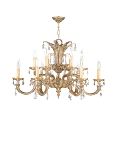 ASFour Modern Elegant European LED Chandelier RGB Lighting IP20 Rated Surface Mounted Bronze Finish SAA Certified AC 2700K CRI80