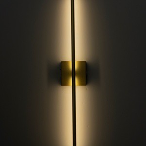 Modern Rotatable LED Wall Sconce Dimmable Indoor Iron Lamp with Linear Tube Light for Bedroom Corridor Foyer or Bathroom