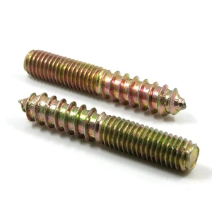 Double Head Threaded Hanger Bolt Screw