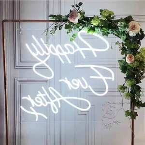 Hot Selling Handmade LED Illuminate Sign Board Indoor and Outdoor Light Decor Advertising Lamp for Office Use