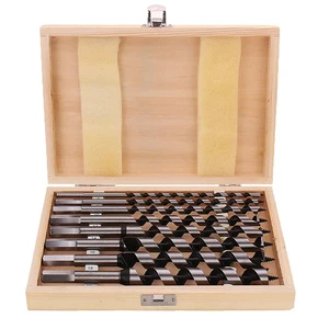Drill Bit Set, Diameter Hex Shank Wood Cutting Drill Bit for Deep Holes Wood Drill Bit