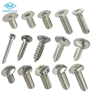 Professional Manufacturer Factory's High Quality Versatile Custom Stainless Steel Hex Cross Slot Torx Screws Metric