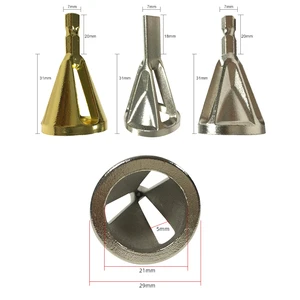 GZCT Stainless Steel External Chamfer Deburring Tool Drill Bit for Machine Tools-Fast Burr Removal & Damaged Metal Repair