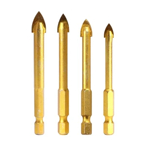 Wide-Use Multifunctional Triangle Drill Bit Cemented Carbide 6mm-12mm for Wood Plastic