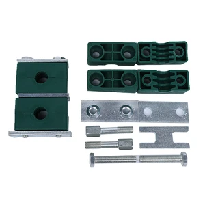 Best Selling Quality Industrial Grade Two-hole Stainless Frameless Quick Locking Plastic Pipe Clamps for Assembly Large Bore