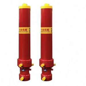 Chinese Telescopic FC\FE Front-End Single-Action Hydraulic Cylinder for Dump Truck Featuring Core Bearing for Sale