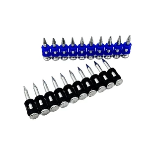 YPH OEM/ODM China Direct Supply Plastic Collated Concrete Steel Construction Nails for Pneumatic Pistol Nailers Ramset