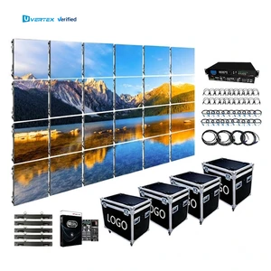 3m X 2m P1.953 P2.604 P2.976 P3.91mm LED Display Screen 500mmx500mm Outdoor Stage Backdrop LED Video Wall Panel