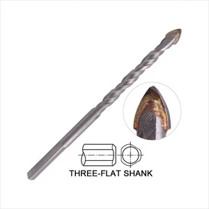 Triangle Shank Multi Purpose Drill Bit for Glass Ceramic Tile Concrete Brick Plastic Wood