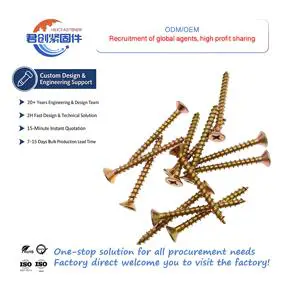 Plated Drywall Screw High Strength Plain Zinc Stainless Steel Fiberboard Screw ISO Standard Grade CLASS 4 3mm-60mm Inch