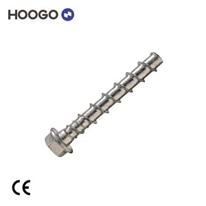 Electrogalvanized Self Drilling No Expansion Concrete Screw Anchor for Versatile Use