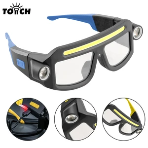 Multi-Functional Eyeglass Rechargeable Lithium-Ion XTE+COB 500lumen Waterproof Headlight With Glasses Maintenance Headlamp