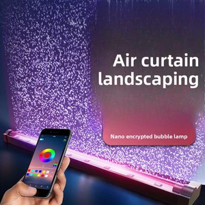 Fish Tank Nano Bubble Light LED PVC Waterproof Strip for Oxygenation Aquascaping Multi-Color Gradient Submersible Light