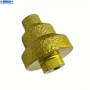 Janelai Diamond-Coated Multi-Layer Tapered Reamer, 20-35-50Mm Chamfer Drill Bit with M14 Thread