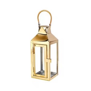 Brass Lantern With Glass Panels Durable Design For Home Decoration Indoor Outdoor Use Wedding Lantern Latest Modern Lantern
