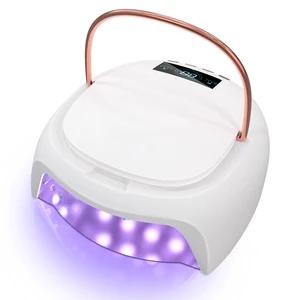 New High Power 80W UV LED Nail Lamp With 48 Beads 4 Timer Settings Non-darkening Detachable Base Nail Lamp