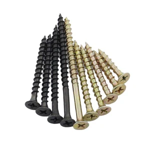 Black Drywall Screw 3.5x25mm Bugle Head Self Drilling for 1/2