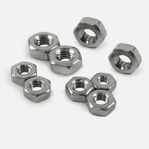 High Quality Zinc Galvanized Hex Nuts Stainless Steel Metric Thread for Heavy Industry for Healthcare Mining Water Treatment