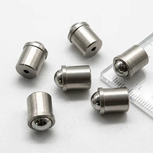 Stainless Steel Ball Spring Plunger Custom CNC Machined Tension Fastener Press-fit Threaded Locating Pin for Automation