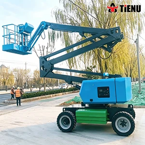 4x4 All Terrain Articulating Boom Lift Hydraulic Man Lift 14m 16m 18m 22m Mini Hydraulic Boom Lifting For Outdoor Construction
