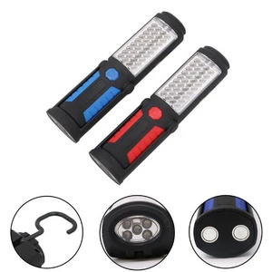 QXMOVING USB Rechargeable Portable Work Light 41LED Flashlight Adjustable Magnet Base for Car Repair Workshop Outdoor Use