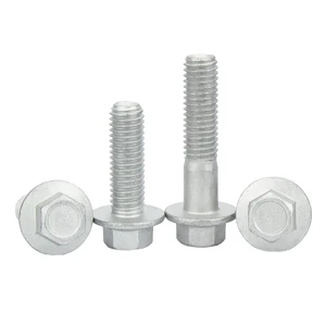 YPH Factory Direct High Quality Carbon Steel Dacromet Hexagon Head Flange Bolts