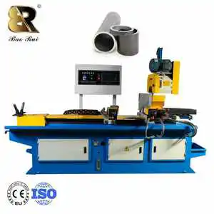 Pipe Cutting Machine 425CNC Hydraulic for Heavy Wall Steel Tube Cold Cutting Beveling Integrated Function