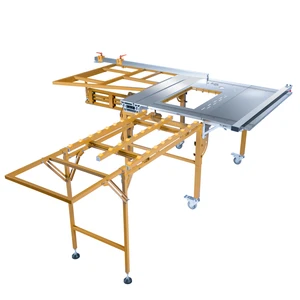 Multifunctional 220V Woodworking Machines Miter Saw and Sliding Table Panel Saw with Router Table for Home Use