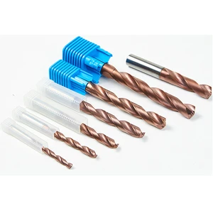 Hongfeng WC/Co Tungsten Carbide Alloy Cemented Carbide Twist Drill With Two Helix Coolant Holes For CNC Machine Cutting Custom
