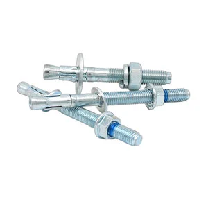 Wedge Anchors Supplier Bolts Zinc Plated Customized 5/8in 3/4in Concrete Anchors