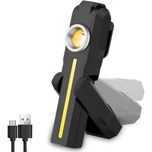 Rechargeable COB LED Bright Mechanic Work Light with Magnetic Base