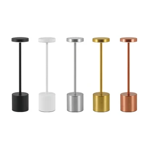 LED Desk Lamp for Home Decoration Portable Table Lamp Touch Dimming Wireless Rechargeable
