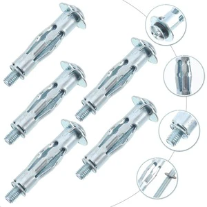 Steel Galvanized Dry Wall Expansion Screw Anchor Bolt Plastic Concrete Anchor Rod for Plaster Walls