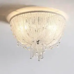 OEM Hot Sale Luxury Crystal Chandelier Ceiling Lamp Simple Round Chandeliers Led Pendant Lights Gold Pendant Lamp