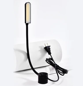TSINYE LED Soft White Light for Embroidery Machine with Swan-neck and Magnetic Base Sewing Light Magnetic Sewing Machine Light