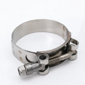 Heavy Duty Stainless Steel T-Bolt Hose Clamp Standard Tension Bolts Clamp Clip