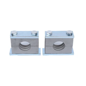 New Design Telescopic Aluminium Frameless Hardware Pipe Clamp with Zinc Finish and Heavyweight