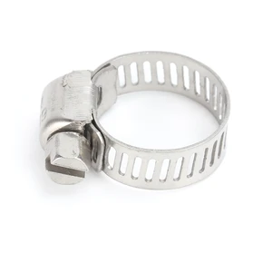 High-Quality Adjustable 304 Stainless Steel American Type Bolt Clamps Worm Gear Hose Clamps Band Clamp