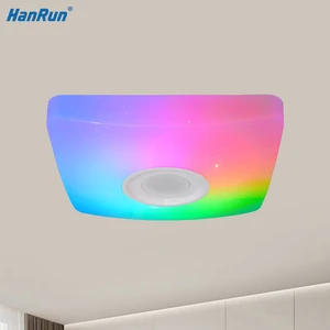 Music Smart RGB Kids Room Lamp Fixture Modern Dimmable Surface Mounted Bedroom Living Room Led Ceiling Lights