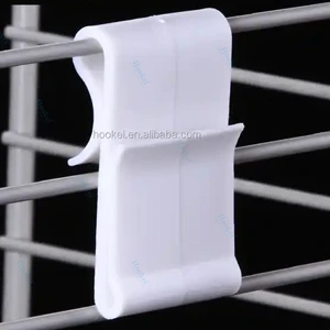 White Plastic Clips for Wire Basket Clipss