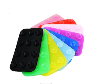 OEM Silicone Mobile Phone Suction Cup Two Side Silicone Non-slip Suction Pad Non-slip Suction Pad Mobile Phone Bracket