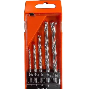 5PC Hammer Steel & Concrete Set Cross Head Drilling Masonry Drill Bit