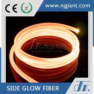 Swimming Pool Edge Light Car Interior Decoration Non-conducting Side Glow Optical Fiber