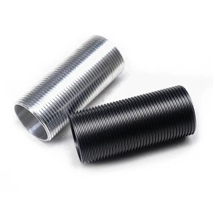 Black Zinc Plated Carbon Steel Threaded Sleeve Bushings Polished Stainless Steel Aluminium Carbon Steel Threaded Bushings