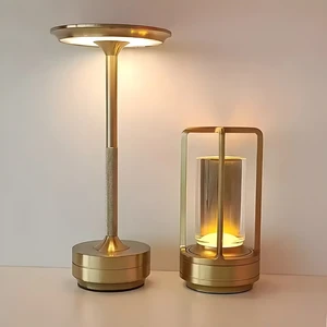 2025 Hot Sale Small Portable Table Lamp Led Rechargeable Eye Protection Reading Light Restaurant Decorative Table Lights
