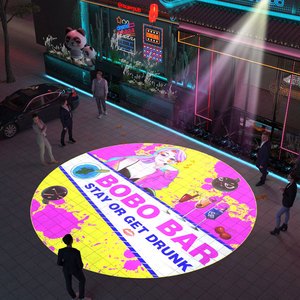 110W HD&Bright Dynamic Gobo LED Logo Lamp Commercial Outdoor Advertising with IP67 Waterproof Factory Direct Selling Glass Body