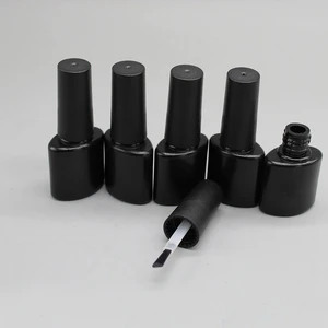8ml HDPE Empty Gel Nail Polish Bottles with Brush for Nail Glue and Cosmetic Packaging